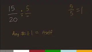 Silent Algebra - How to Reduce a Fraction - Example 1