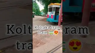 Kolkata tram train 🚃😍 #tramtrain #kolkata #travel #explore #ytshorts #ytchannal #kolkatavlog #train