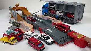 はたらくくるまが坂道走るよ！坂道走行☆The buses run uphill! Slope driving ☆ Emergency driving!!
