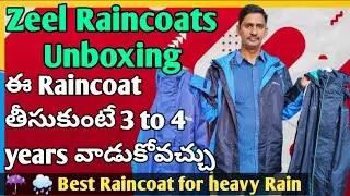 Zeel raincoat unboxing,zeel raincoat review,best raincoat,best raincoat for men