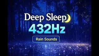 Deep Sleep Music 432Hz 🌙 Rain Sounds for Deep, Peaceful Sleep