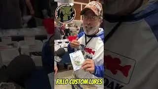 rillo custom lures at the Tri-State Fishing and Outdoor Show in Lawrenceburg, Indiana