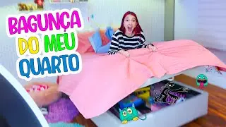 A BAGUNÇA DO MEU QUARTO 2 ANOS DEPOIS !! MOSTREI TUDO | Luluca