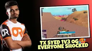 Tx SYEDop 1v3 Orangutan🥵 Everyone Shocked 😳 | Team Xspark Thug Invitational