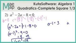 KutaSoftware: Алгебра 1 — Решение квадратных уравнений путём возведения в квадрат. Часть 1