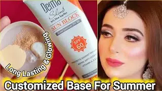 Customised Base For Summer | customised Glowing Base for Daily Use | Annie Mudassar Official 💕 🦋