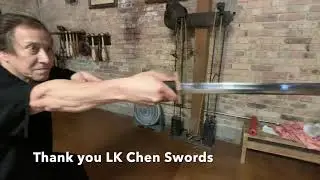 Master Daniel Pesina wield LK Chen Roaring Dragon Chu Jian