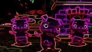 Pig Learns to Build a Brick House | Neon Remix&rdquo;