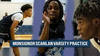 INSIDE: Monsignor Scanlan Boys Varsity - Conditioning Practice w/ Head Coach Dwayne Mitchell