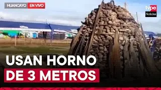 Huancayo: preparan la pachamanca más grande del mundo