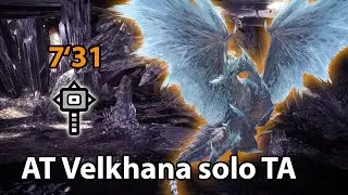 MHW:IB | Arch Tempered Velkhana solo (Hammer) - 7'31 (TA rules)