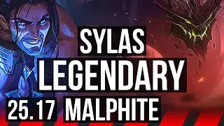 SYLAS vs MALPHITE (TOP) | Legendary | TR Challenger | 25.17