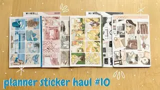 planner sticker haul #10 | tcmc, papershire, mirimibelle, planner monkey co,  and more!