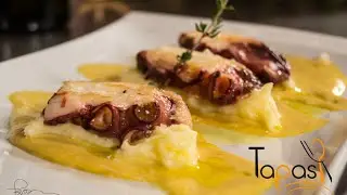 Montadito de pulpo