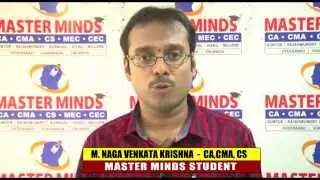 MASTER MINDS CA ACADEMY M Naga Venkata Krishna CA,CMA,CS