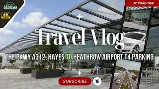 London, The Pkwy A312, Hayes to Heathrow Airport T4 Parking Video