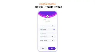 9. UI Design Challenge in Figma: Build Interactive Switch Components with States & Animations