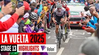 The HARDEST climb in pro cycling 🤯 La Vuelta a Espa&ntilde;a 2025 Stage 13 Highlights