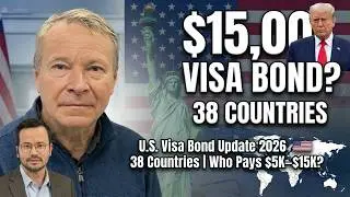 Обновленная информация о залоговом обеспечении для виз в США 🔴 38 стран | Кто платит от 5 до 15 т...