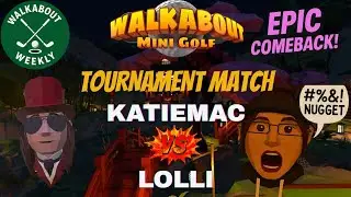 Walkabout Mini Golf | KatieMac Vs Lolli | Cherry Blossom (Hard) Tournament Match