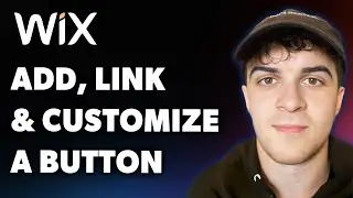 How to Add, Link and Customize a Button Wix.com (Full 2025 Guide)