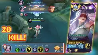 20 KILL🔥!! BEST BUILD & EMBLEM PHARSA 2026 | (Youmusttry) || TOP GLOBAL PHARSA - MLBB