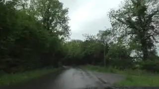 Driving From 22160 Callac To 22160 Ty Bourg, C&ocirc;tes d'Armor, Brittany, France 23rd May 2014