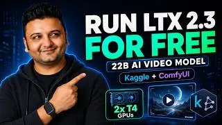 How to Run LTX-2.3 (22B) on Free Kaggle T4 GPUs — Full Tutorial