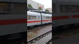 High speed trains in Germany🫶😘😍🚅🚅🚅 #gezi #travel #germanytourism #almanya