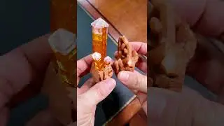 Tangerine Quartz Stop Motion Animated LEGO Mineral Comparison