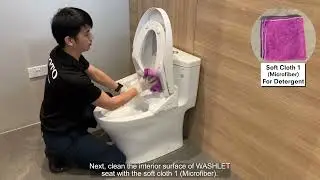 TOTO WASHLET C2 Daily Cleaning Video TCF23410 TCF23400