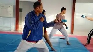 lagi latihan karate.anak anak Inkado Donggala