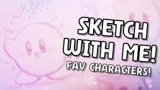 Sketch With Me: Drawing your Cute Character Requests!✨