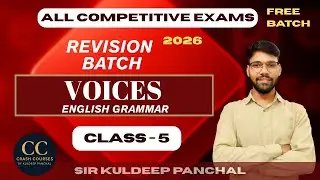 VOICE (Active&ndash;Passive) Class 5 | Active Passive PYQs | SSC, Bank, RPSC, TET