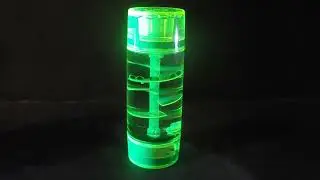 Fluorescent Kinetic Sculpture