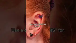 OUFER Halloween Cartilage Studs Try-on Haul @foxy