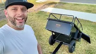 Review - VEVOR Heavy Duty ATV Trailer Steel Dump Cart