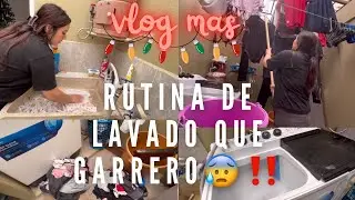 RUTINA DE LAVADO🧼🫧|Extrema‼️|UN GARRERO|lavadora MIDEA 19 kilos