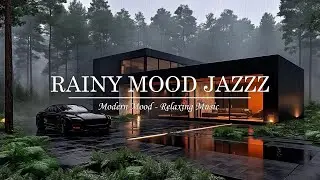 Rainy Mood Jazz | Soft Chill Vibes at a Forest Hideaway
