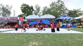 การแสดงทีมกองเชียร์และเชียร์หลีดเดอร์คณะสีแสด ของโรงเรียนสมุทรสาครวิทยาลัย ปี 2568