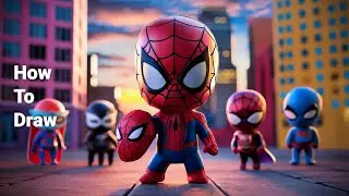 How to Draw Chibi Spider-Man!
