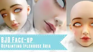 BJD faceup: Repainting Iplehouse Aria