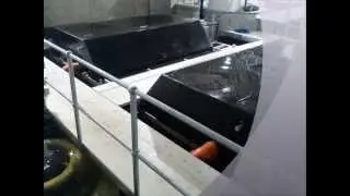 Backwash of Drum Filter HEX F5-6C, patented cell structure