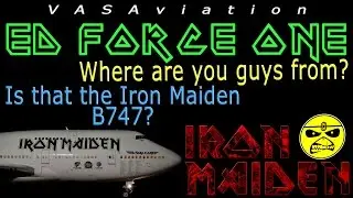 [FUNNY ATC] Iron Maiden ED FORCE ONE from Denver to Los Angeles! \m/