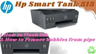 How to flush ink for hp smart tank 515