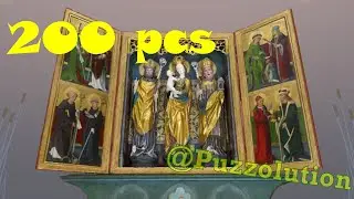 Puzzling Places | Meta Quest | Triptych 200 pcs VR Puzzle Playthrough in 2x | ASMR
