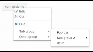 Custom context menu in JS | JavaScript Tutorials | Web Development Tutorials