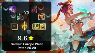 Yunara ADC + Karma vs Mel + Bard - EUW Challenger - Patch 25.20