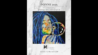 Laura Ruberto e le bolle di sapone alla mostra Donne presso la Melograno Art Gallery di Livorno