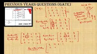 Q5. | 💪 GTQ |🔆 System of equations #gate #PYQ#engineeringmathematics
